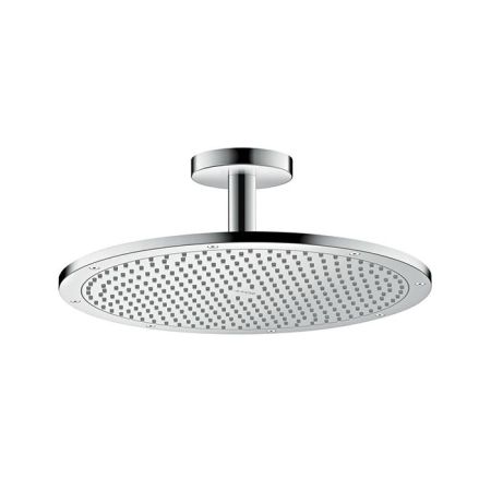 AX  Верхний душ, Ø 350мм, 1jet, с  держателем 100мм, потолочный монтаж, ½’, цвет: хром, артикул 26035000