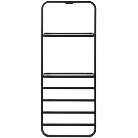 Электрический полотенцесушитель Black&White Universe 400х1010 N-337B с полкой Черный