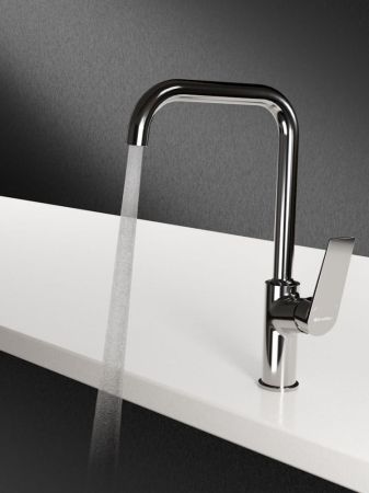 Смеситель для кухни Knotlor KN-61, хром, артикул KN-61