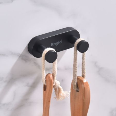 Крючок для ванной комнаты Raglo R300.052.06, черный