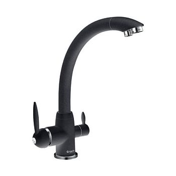 Смеситель для кухни с подключением фильтра G.Lauf GOP18-A093KB, черный
