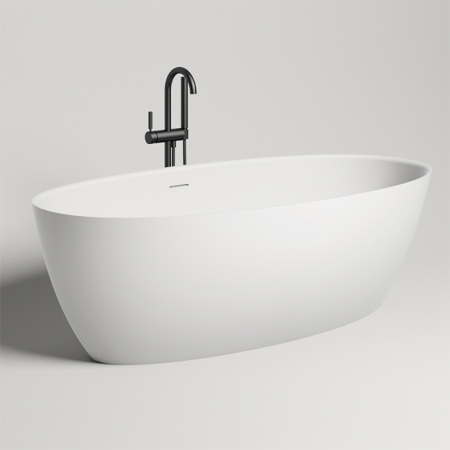 Ванна, Salini, ALDA Nuova, ширина, мм-1600, глубина, мм-800, высота, мм-575, водоизмещение (л)-302, тип установки-отдельностоящий, форма-овальная, сифон, интегрированный слив-перелив-в комплекте, диаметр слива, мм-52, донный клапан "Up&Down"-белый, матери, артикул 101923M