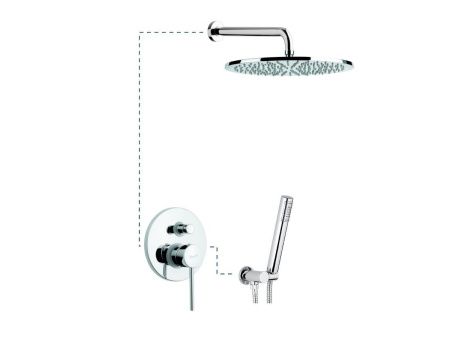 Emmevi Piper, душевой комплект 0002CR, цвет хром Emmevi Piper, душевой комплект 0002CR, цвет хром
