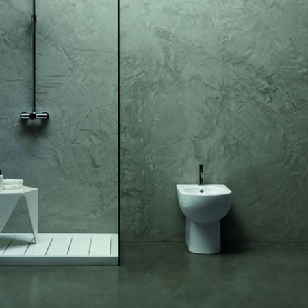 AZZURRA NUVOLA Биде напольное 55х35x42h см c 1отв, с креплением VFV, цвет белый, артикул NUBIT000000MBI/(NUV500 bi)*1