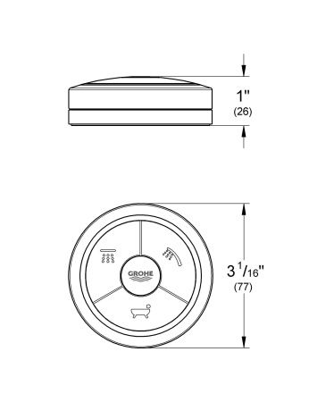 панель управления GROHE (48114000) панель управления GROHE (48114000)