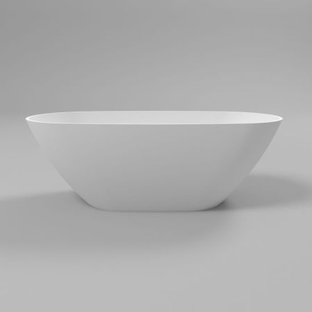 Ванна WHITECROSS Onyx D 160x75 (белый мат) иск. камень, артикул 0207.160075.200