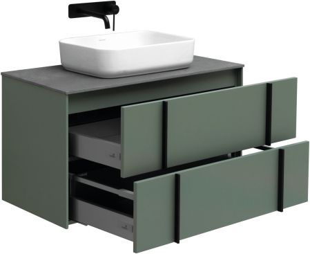 Тумба под раковину Allen Brau Reality 90 1.32006.CGM олива матовый, артикул 1.32006.CGM