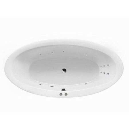 Ванна EXCELLENT Lumina 190x95 "LINE" (хром), артикул WAEX.LUM19.LINE.CR