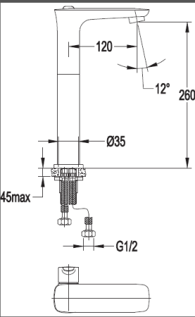 Смеситель для раковины CEZARES TESORO-LC-01, артикул TESORO-LC-01