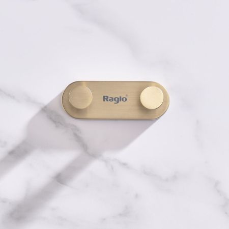 Крючок для ванной комнаты Raglo R300.052.03, золотой сатин