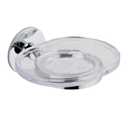 Мыльница Fixsen Round FX-92108 Хром