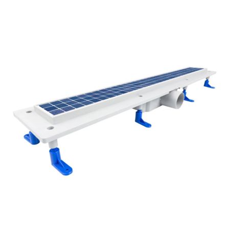 Душевой уголок Ambassador Nord 13011109-ST9, квадратный, линейный трап, 100х100