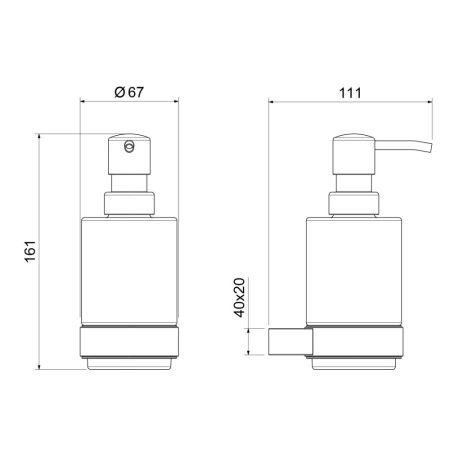 Дозатор Timo Luiro золото матовое (18539/17), артикул 18539/17