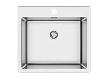 Кухонная мойка UKINOX Techno TEB550.505 -GT10P, 50,5*55