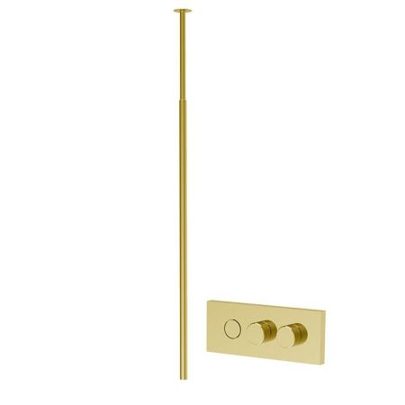 Fima Carlo Frattini Switch ON Cмеситель для раковины, встраиваемый, изливом потолочный, цвет: золото, артикул F5951EOR