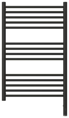 Полотенцесушитель, Сунержа, Богема 3.0, электрический, ширина, мм-532, глубина, мм-75, высота, мм-800, подключение-справа, электрокомплект-МЭМ, материал-нержавеющая сталь, цвет-тёмный титан муар, артикул 15-5805-8050