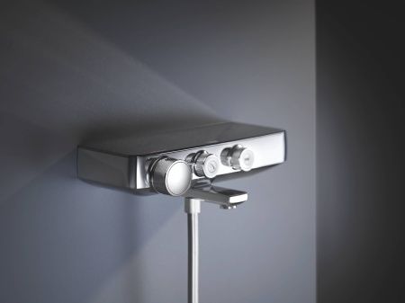 Термостат для ванны с душем GROHE GROHTHERM SMART CONTROL 34718000 (хром, L-11,6), шт Термостат для ванны с душем GROHE GROHTHERM SMART CONTROL 34718000 (хром, L-11,6), шт