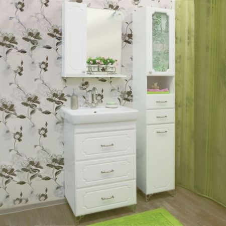 Тумба для раковины Sanflor Ксения 70/2 Н0000001129 Белая Тумба для раковины Sanflor Ксения 70/2 Н0000001129 Белая