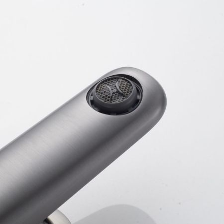 Смеситель для раковины Shevanik S4701T, оружейная сталь