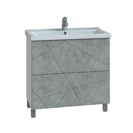 Тумба под раковину напольная VIGO Geometry 016 бетон, 70 см, артикул 016 бетон