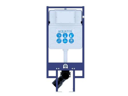 Инсталляция для подвесного унитаза Aquatek INS-0000020 , 1130*500*100 мм , +звукоизоляционная прокладка (возможна установка в угол) Инсталляция для подвесного унитаза Aquatek INS-0000020 , 1130*500*100 мм , +звукоизоляционная прокладка (возможна установка в угол)