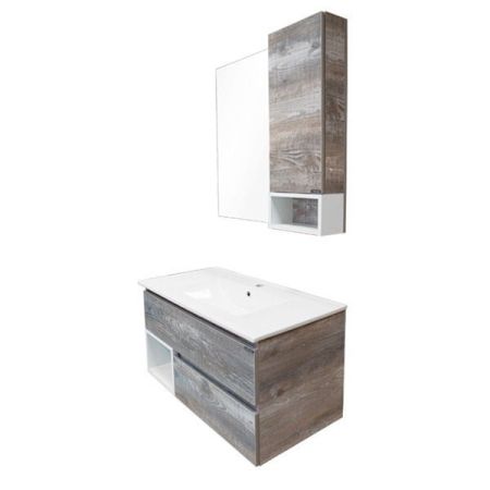 Тумба с раковиной Comforty Турин 75 4144200 Дуб бежевый, артикул 4144200