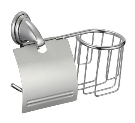 Держатель для туалетной бумаги и освежителя Savol S-L03151, хром, артикул S-L03151