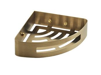 Gedy, решётка угловая 1-уровневая (21х21хh4,5), цвет матовое золото