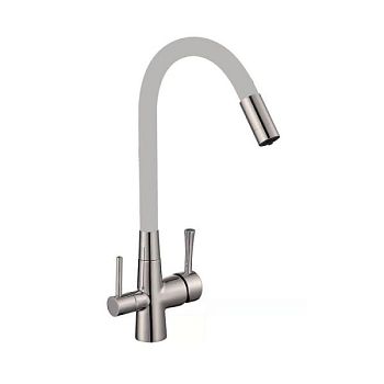 Смеситель для кухни с подключением к фильтру Savol S-L1806L-04, сатин