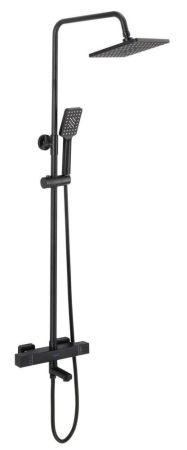 Душевая система с термостатом Savol S-GR90C1-H, черный, артикул S-GR90C1-H