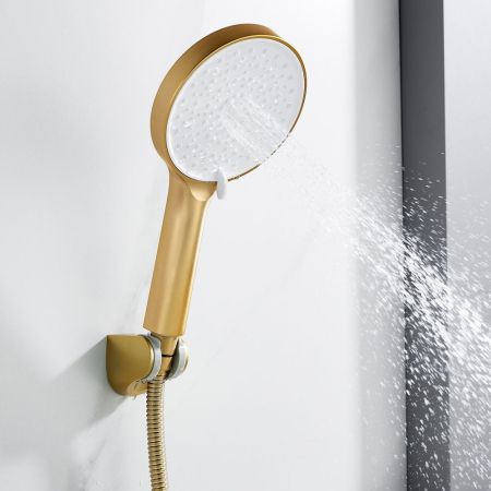 Смеситель для ванны Shevanik S4322G, золотой сатин, артикул S4322G