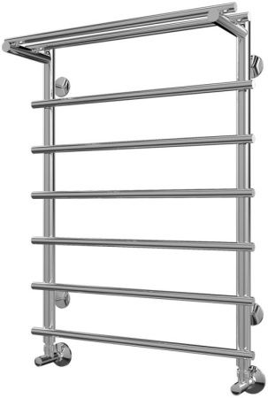 Водяной полотенцесушитель Terminus Ватра П7 500x696 4670030723888 с полкой Хром