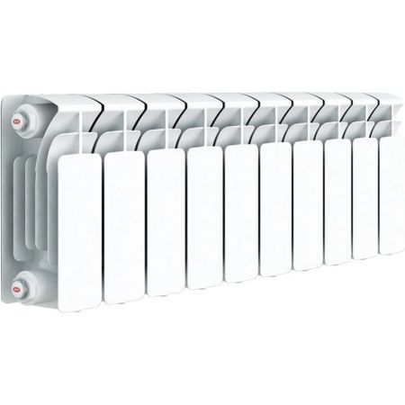 Биметаллический радиатор Rifar Base 200 10 секций с боковым подключением, артикул RB20010