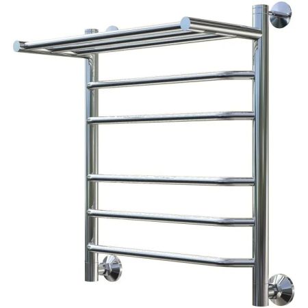 Водяной полотенцесушитель Тругор Браво 2 П НП 60x40 с полкой Хром, артикул Браво2/нп6040П