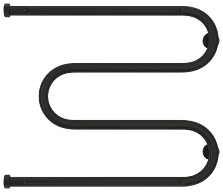 Полотенцесушитель водяной М-обр. 2П 500х650 Н. Г. 1" (Матовый Чёрный), артикул 31-0008-5065