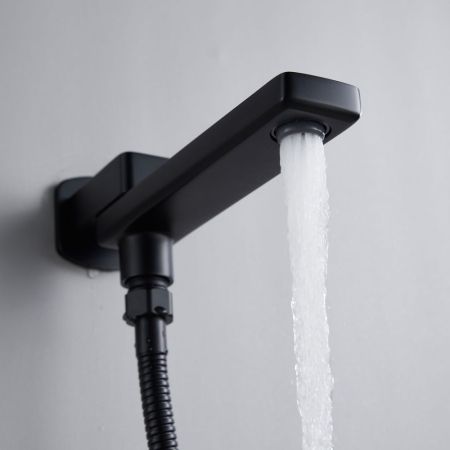 Душевая система встраиваемая Shevanik S9935H, черный