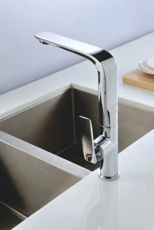 Смеситель для кухни Rose R2713, хром