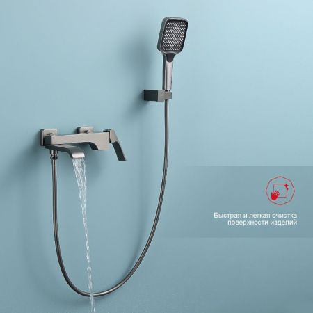 Смеситель для ванны Raglo R02.30.09, графит, артикул R02.30.09