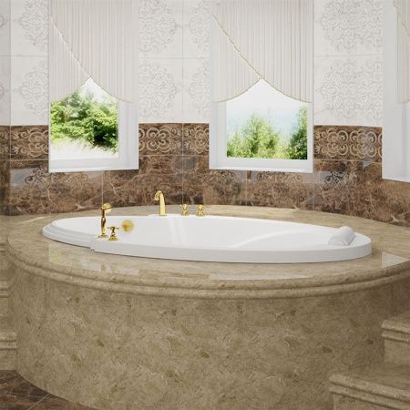 Акриловая ванна Radomir Fra Grande Ницца 190x110 встраиваемая без гидромассажа