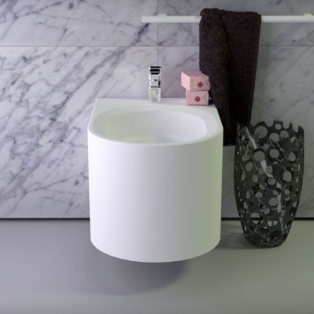 KNIEF Glow Биде подвесное 52x 9 x34 cm, цвет белый матовый, артикул 0600-065-01 Bi matt