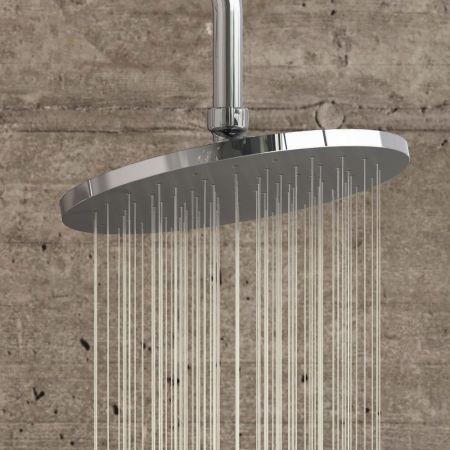 977730000 ДС Jupiter со смесителем полкой: верхний душ, ручной душ., штанга варио, хром, артикул 977730000