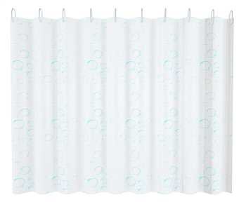 Штора для ванной FASHUN A8813, белый