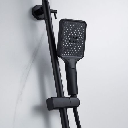 Душевая система Shevanik S4436H, черный