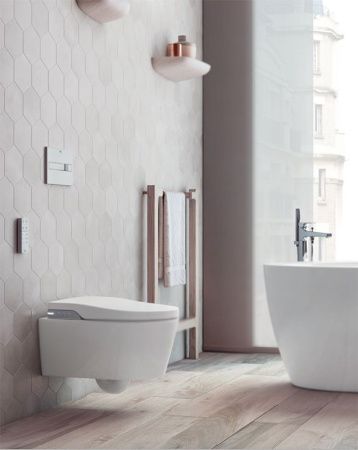 Унитаз биде Roca Inspira 803060001 подвесной с сиденьем Микролифт