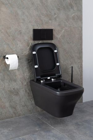 Чаша подвесного унитаза Allen Brau Infinity 4.21011.31 черный матовый, артикул 4.21011.31