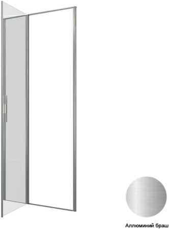 Душевая дверь Allen Brau Priority 90 3.31026.BA серебро браш, артикул 3.31026.BA