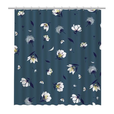 Штора для ванной комнаты FIXSEN DESIGN FX-2513, синий, артикул FX-2513