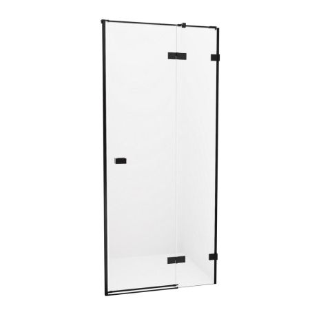 Дверь в нишу NEW TRENDY AVEXA BLACK 80x200 EXK-1547 (черный)