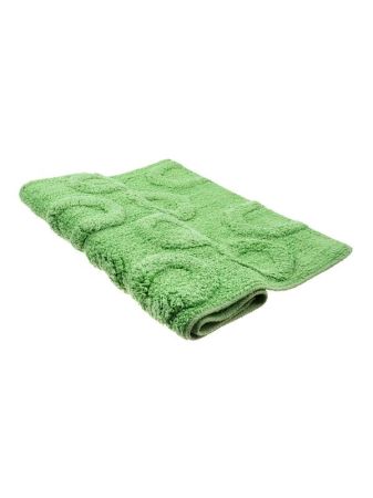 Коврик для ванной комнаты Fora 80х50 FOR-M003G Круги Зелёный