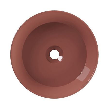 Alice Spy Раковина Round Ø40хВ12, накладная, без отверстия под смеситель, табаско глянцевый, артикул 34230197